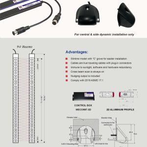 WECO 987Q-3D Universal 3D Door Detector