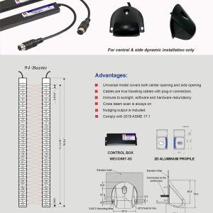 WECO 987P-3D Universal 3D Door Detector